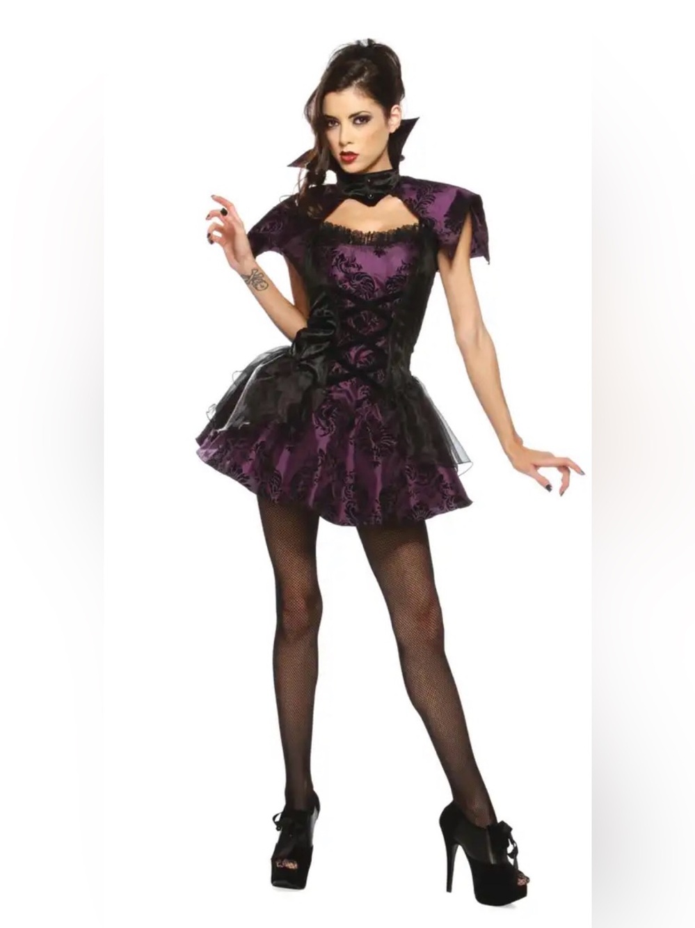 Lip Service Women's Velvet Vamp Vampire Halloween NEW XS